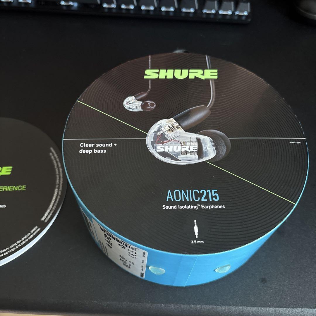 shure aonic215 マイク付き