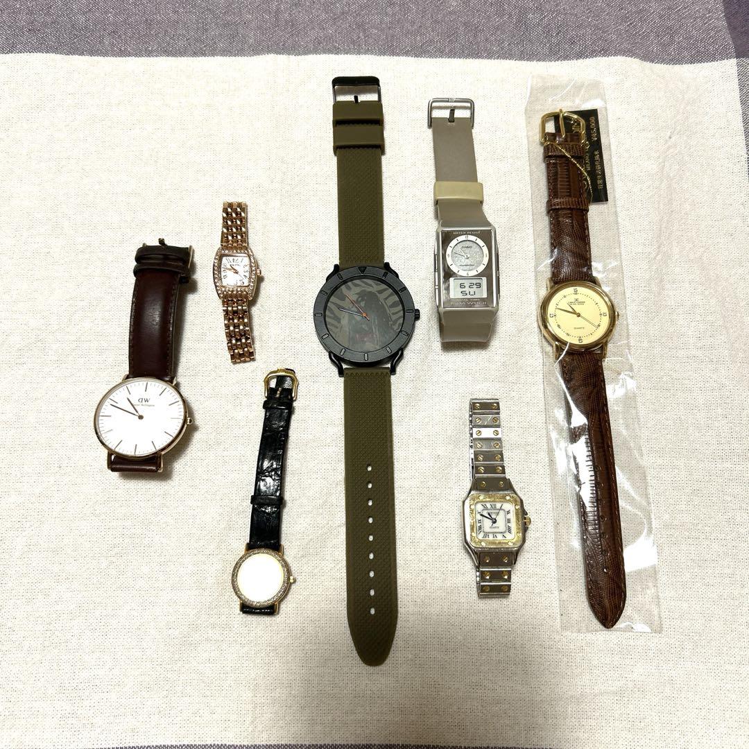 時計セット（DW、ゴールド、ブラウンなど）