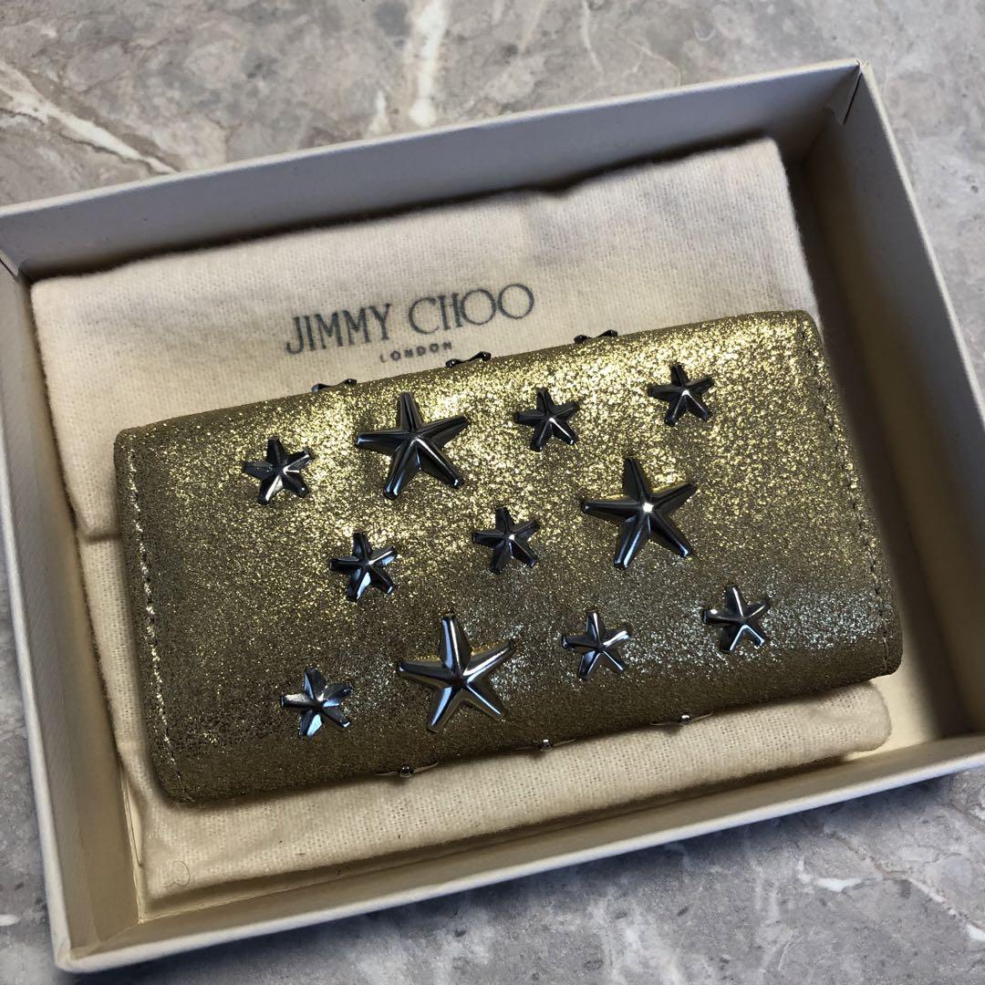 JIMMY CHOO ジミーチュウ キーケース スタッズ プレート 星
