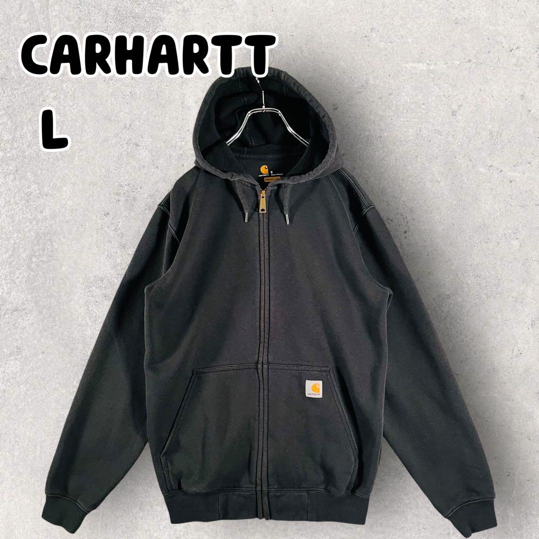 カーハート フルジップパーカー スウェット フーディ ブラック L相当 52 8,030円