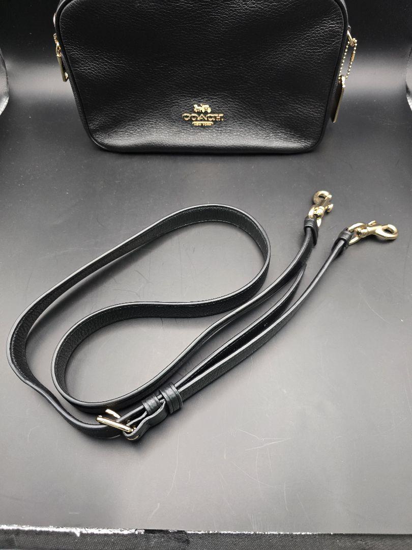 ブランド通販サイトをすべて MT225 美品 COACH コーチ ショルダーバッグ ブラック×ゴールド バッグ
