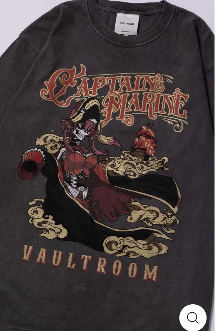 vaultroom × 宝鐘マリン CAPTAIN MARINE TEE XL