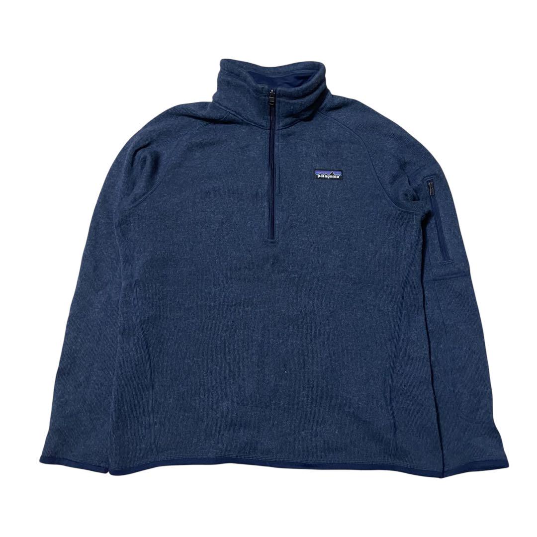 PatagoniaパタゴニアベターセーターフリースネイビーLラグラン古着