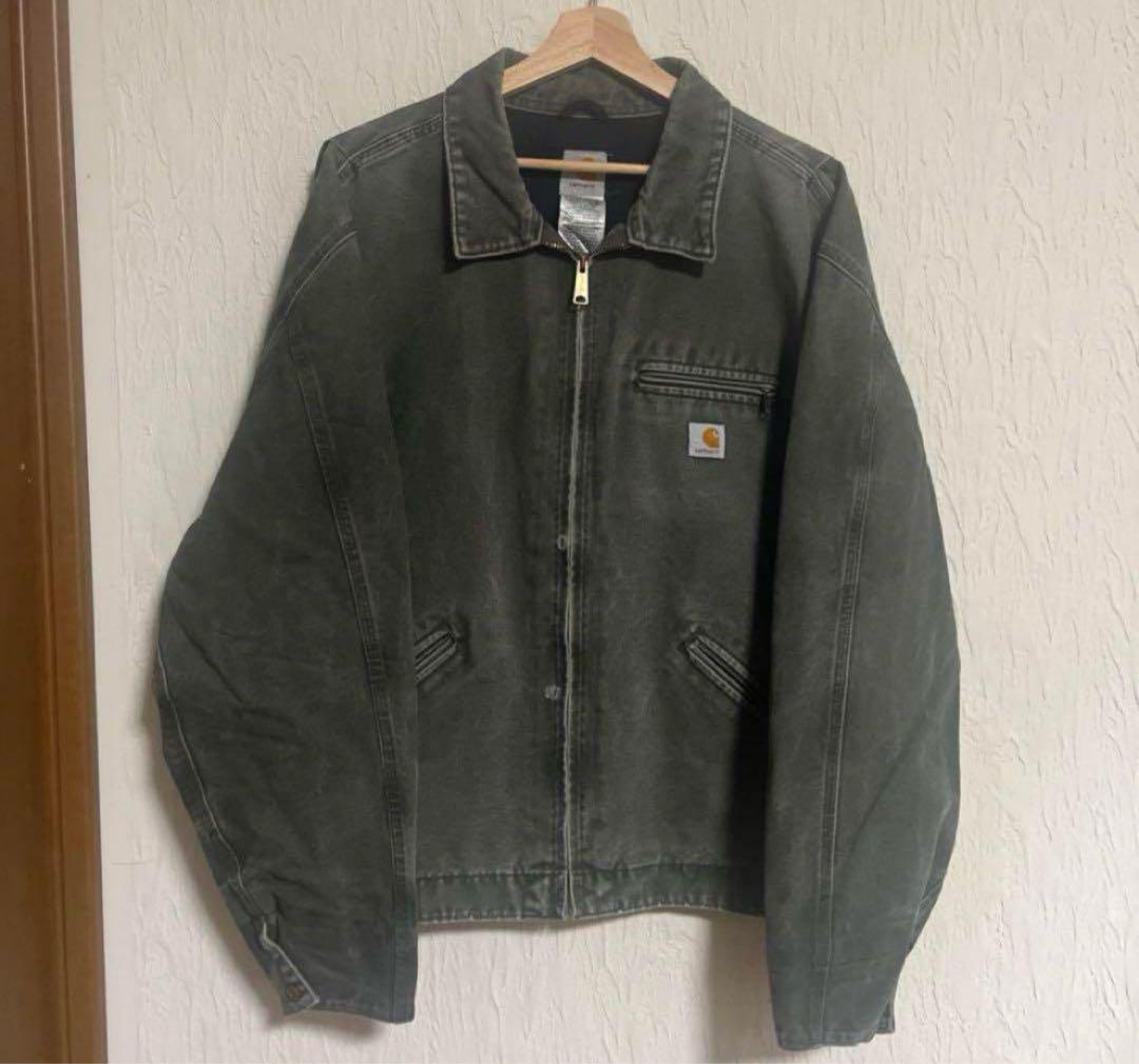Cahartt デトロイトジャケット モスグリーン カーハート ダック Cahartt デトロイトジャケット モスグリーン カーハート ダック