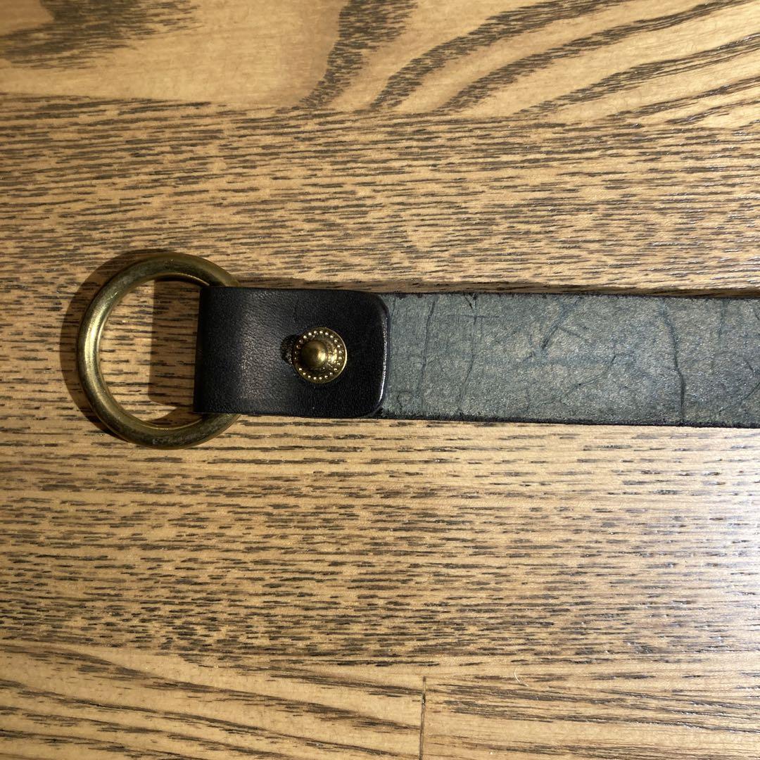 新品未使用デッドストックTHE REAL McCOY'S ベルト キーホルダー黒