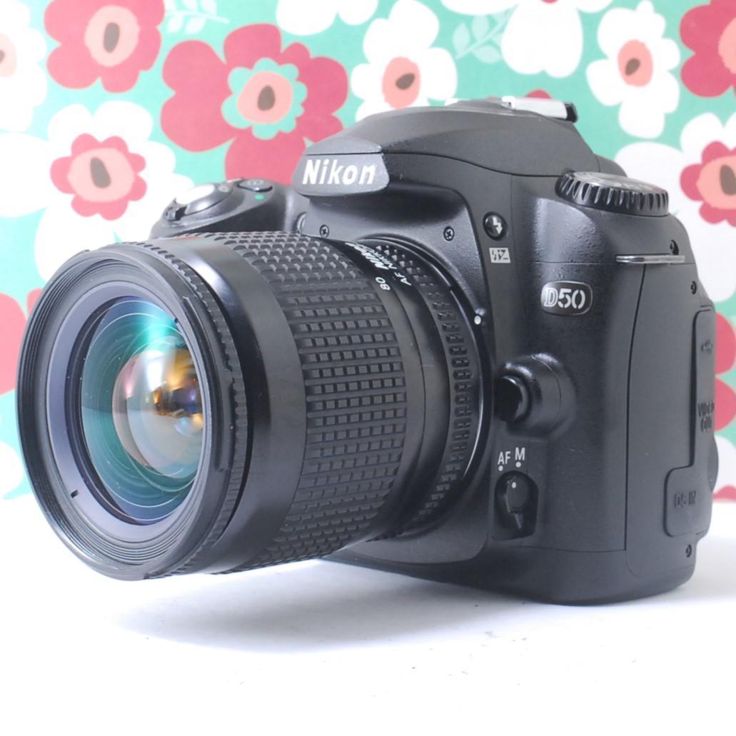 初心者必見❤スマホに送れる❤Nikon D50レンズキット❤使いやすい❤
