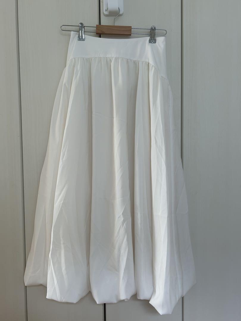 新色】Gather Balloon Long Skirt