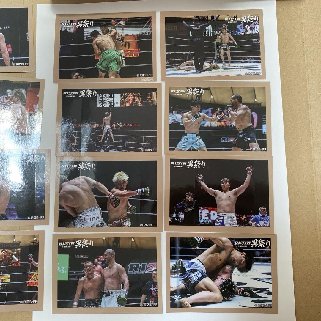 くじプラ RIZIN 男祭り D賞 公式写真ステッカー - メルカリ