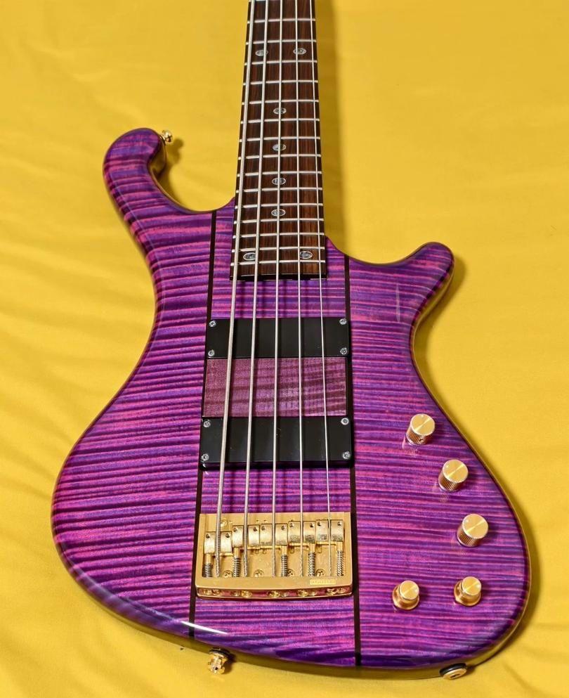freedom custom guitar dulake 5st エレキベース