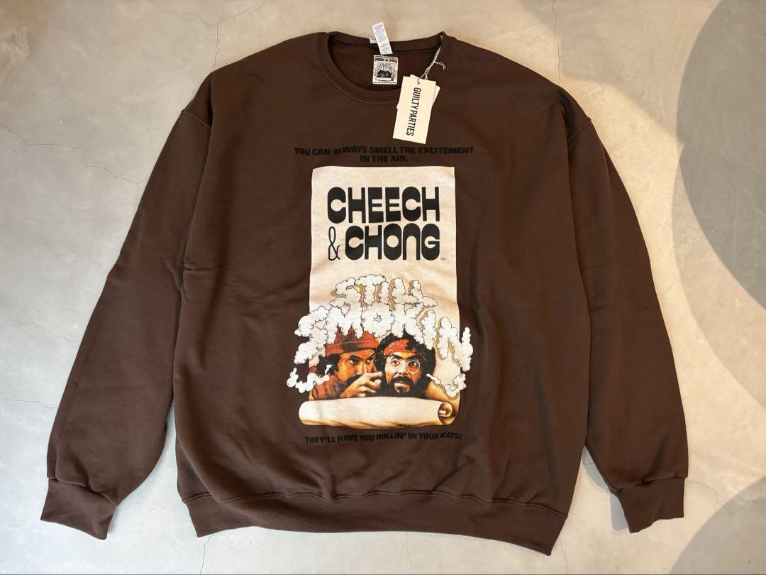 ワコマリア　CHEECH & CHONG スウェット WACKO MARIA (ワコマリア) UP IN SMOKE チーチ&チョン