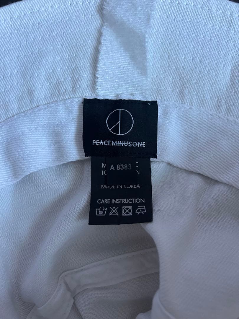 peaceminusone pmo バケットハット バケハ 白 ホワイト peaceminusone pmo バケットハット バケハ 白 ホワイト