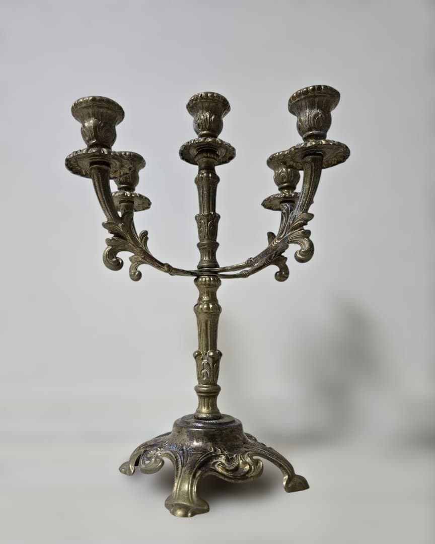 楽天市場】キャンドルスタンド アンティーク 5本の通販 キャンドル