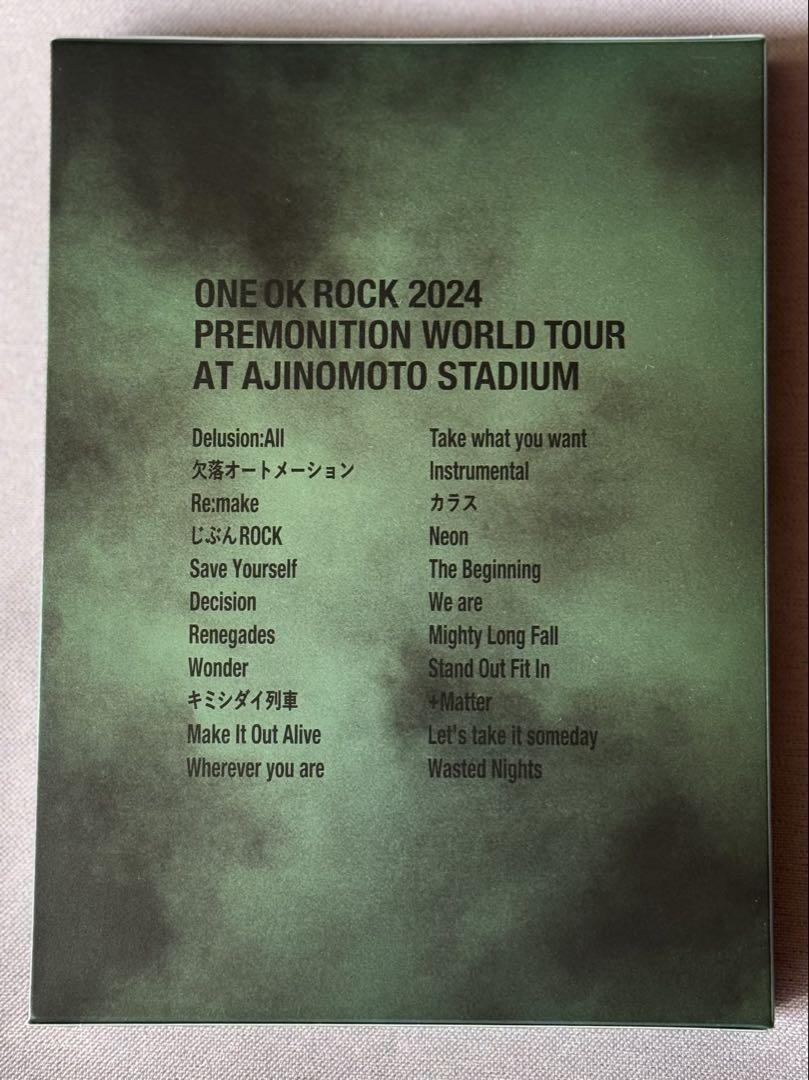 ONE OK ROCK 2024 PREMONITION WORLD