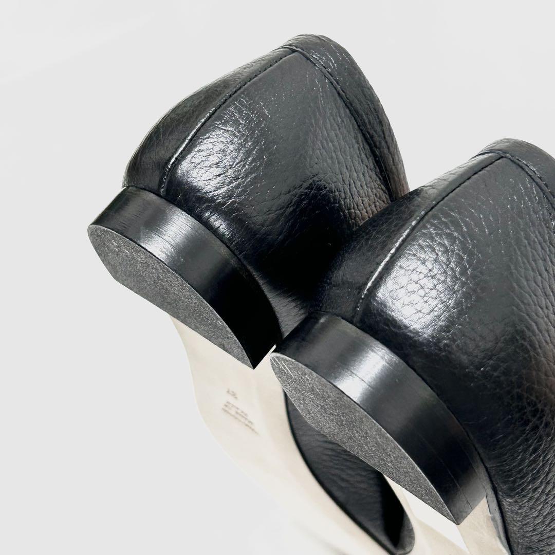 □新品 定5.2万 ブレンタ BRENTA ローファー 38 24 フラット 黒