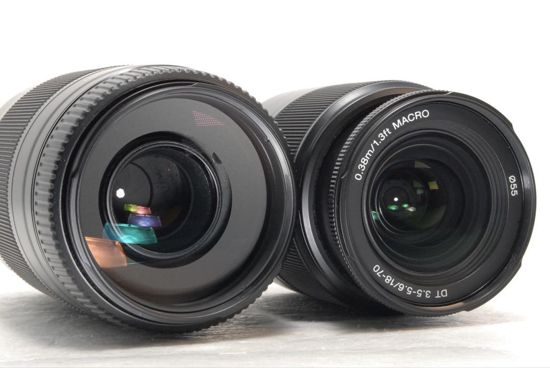 SONY α330 ❤️超望遠300mmダブルレンズ❤️新品カメラバッグ付❤️ ソニー
