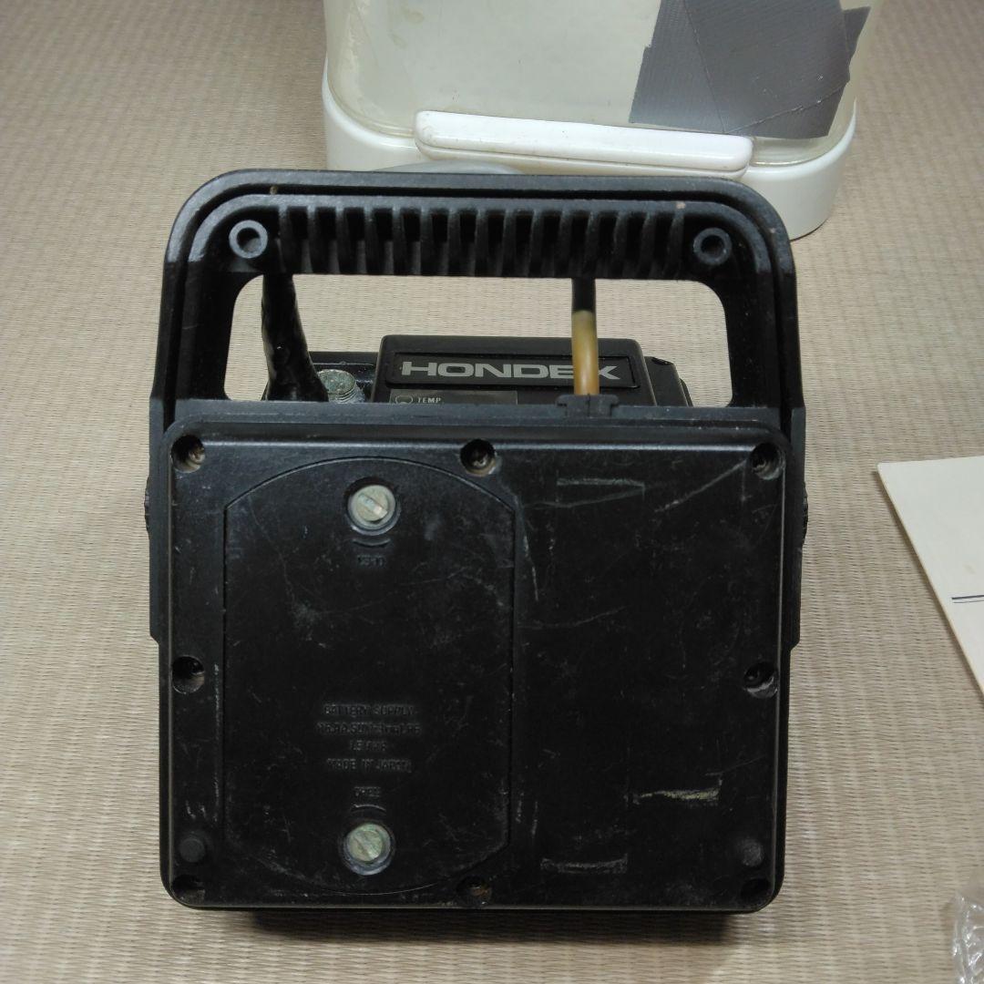 【ジャンク品】【取説あり】【ケース付】魚群探知機　ホンデック　HE-510-2