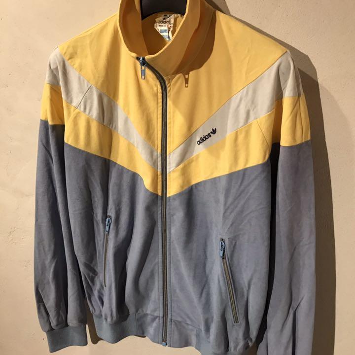 豊富な新作 美品 80's Vintage adidas 西ドイツ製 ベロアジャージ RWgIM-m58820429644 得価低価