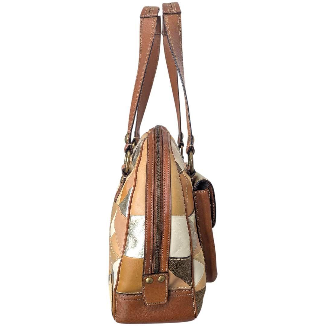 美品☆ COACH パッチワーク ボストンバッグ ソーホー Y2K 肩掛け