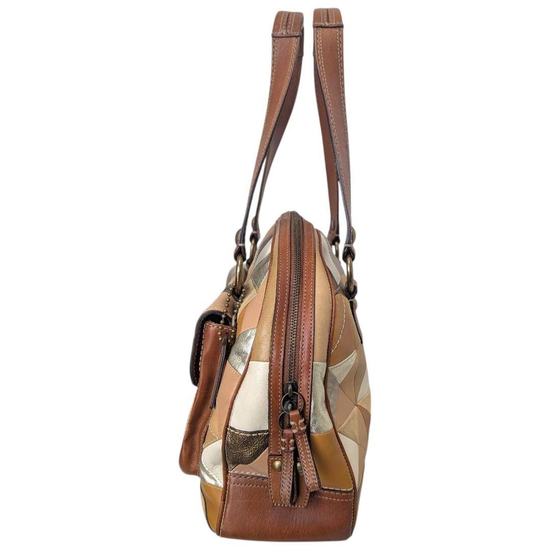 美品☆ COACH パッチワーク ボストンバッグ ソーホー Y2K 肩掛け
