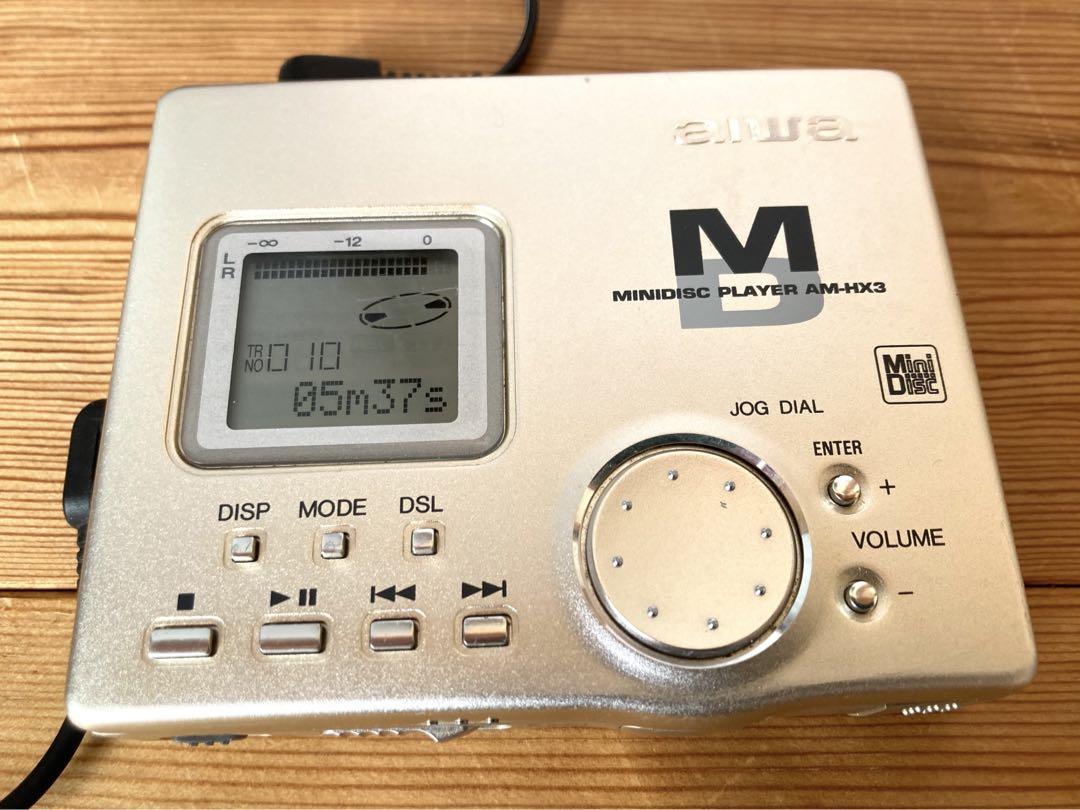 aiwa MDプレーヤー AM-HX3 - メルカリ