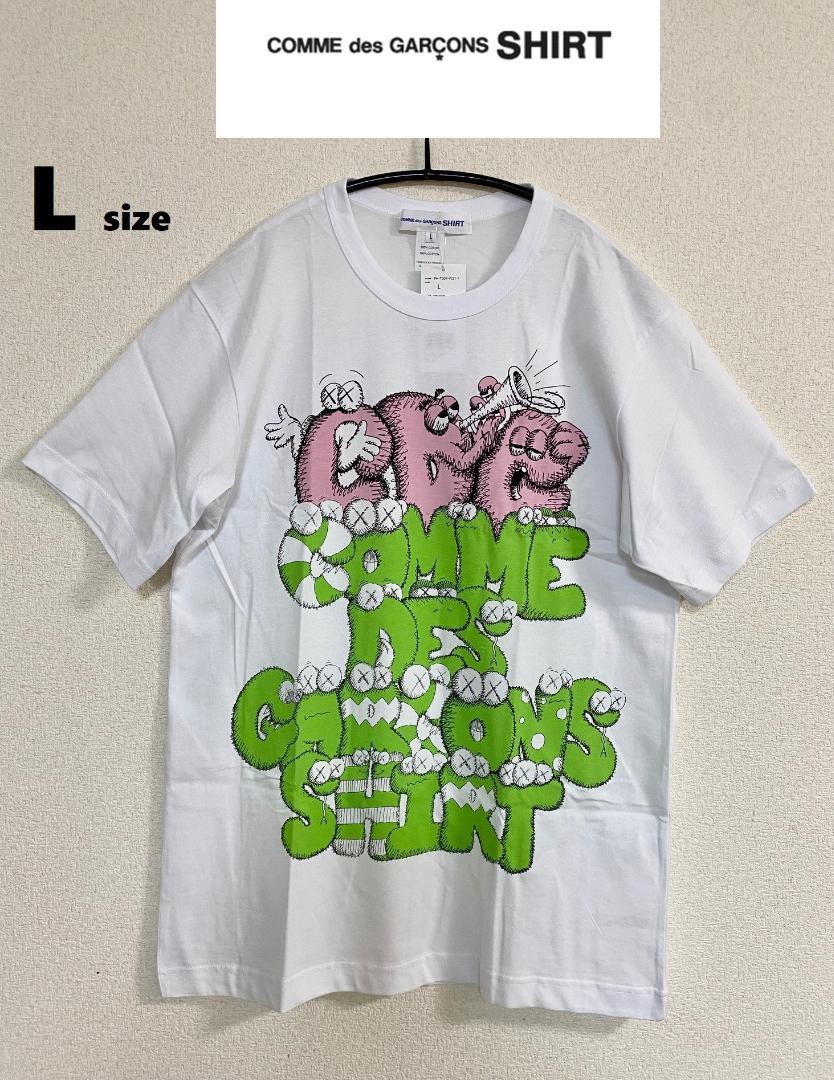☆セール30%OFF☆ 【新品】KAWS x COMME des GARCONS SHIRT TシャツL: ☆セール30%OFF☆ 【新品】KAWS x COMME des GARCONS SHIRT TシャツL: