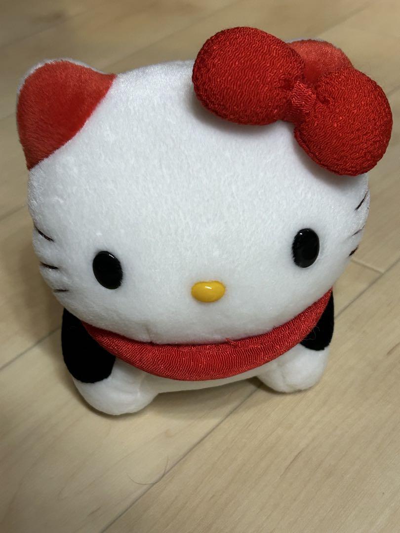 ハローキティ 狛犬 ぬいぐるみ　レトロ　希少　レア