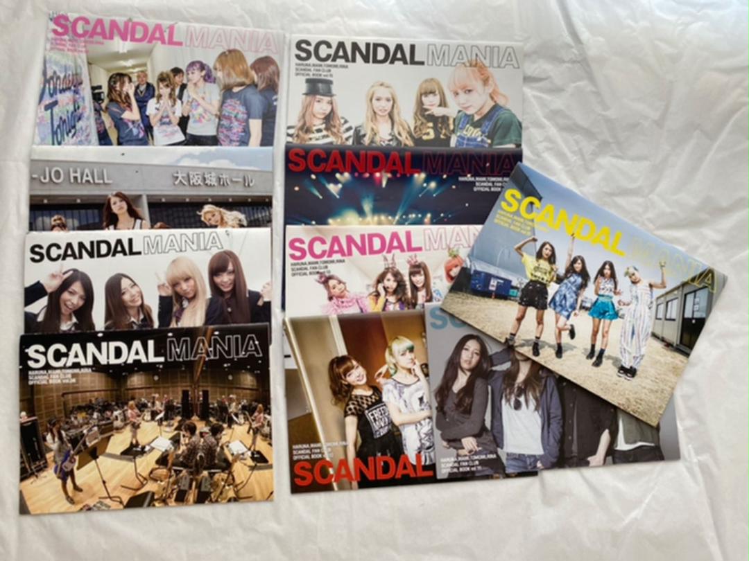 SCANDAL MANIA 会報 vol.2〜15 (計14冊)