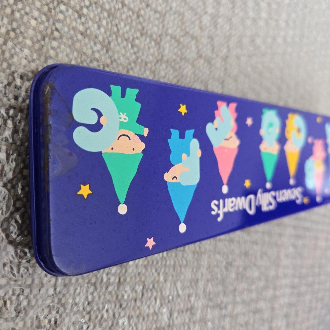 サンリオ セブンシリードワーフ 缶ペンケース 2個セット 昭和