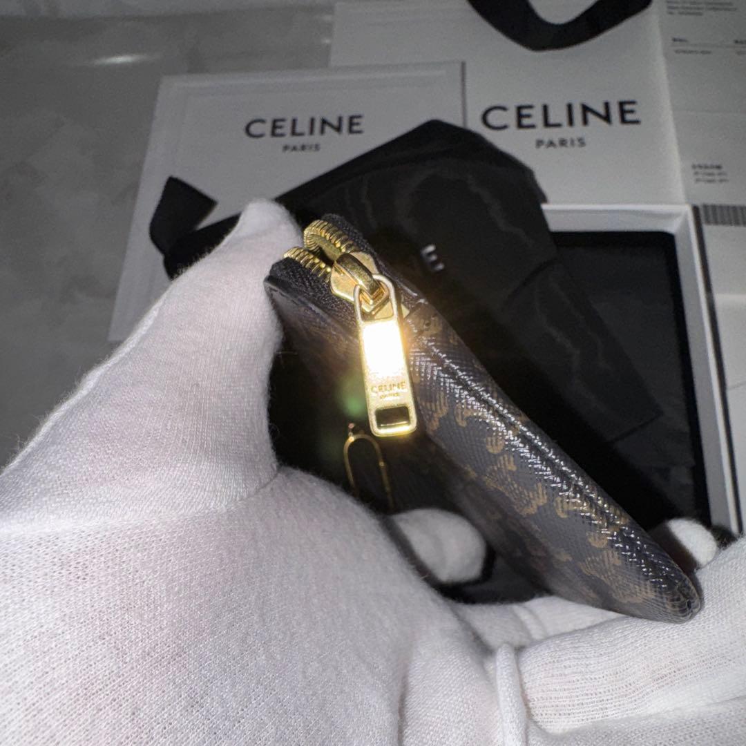 表参道正規店購入CELINEセリーヌ コイン&カードケース ホック付き