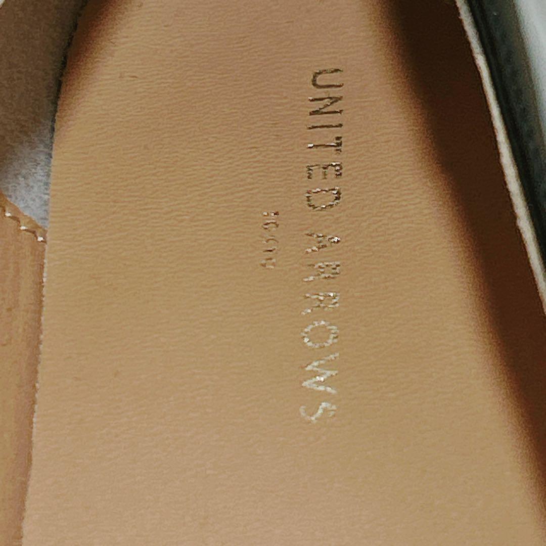 UNITED ARROWS TOKYO フラット　パンプス　エナメルブラック