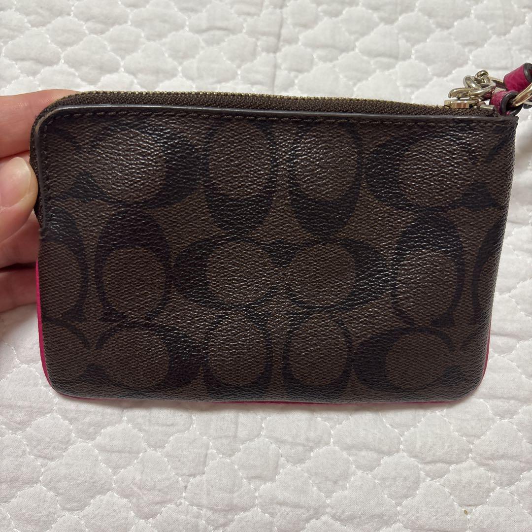 【新品未使用】COACH コインケース ブラウン・ピンク COACH コインケース・小銭入れ ブラウン/ピンク - メルカリ