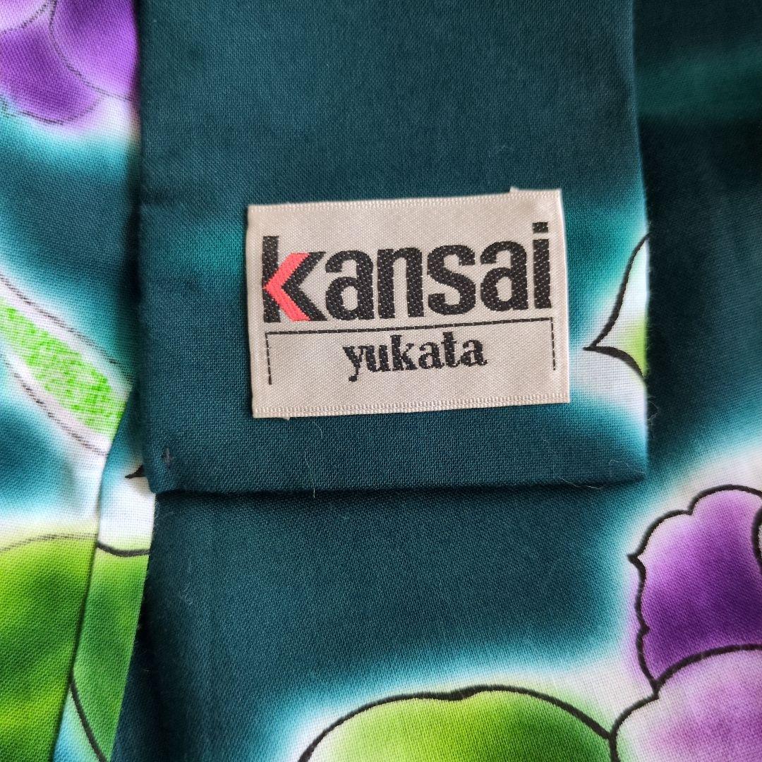 浴衣　KANSAI浴衣　手縫い仕立て♥新品未使用