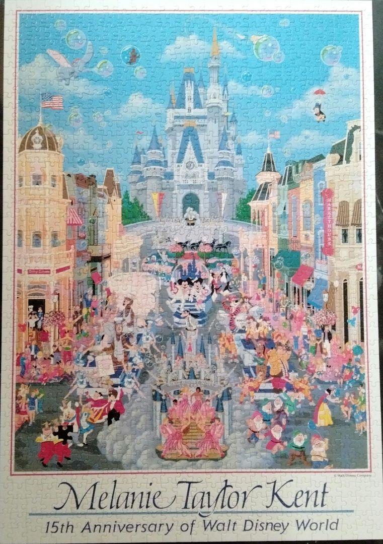 メラニーテイラーケント　ディズニー　１５周年　ジグソーパズル　１０００ピース ジグソーパズル ディズニー15周年記念 1ピース紛失、箱無 - メルカリ