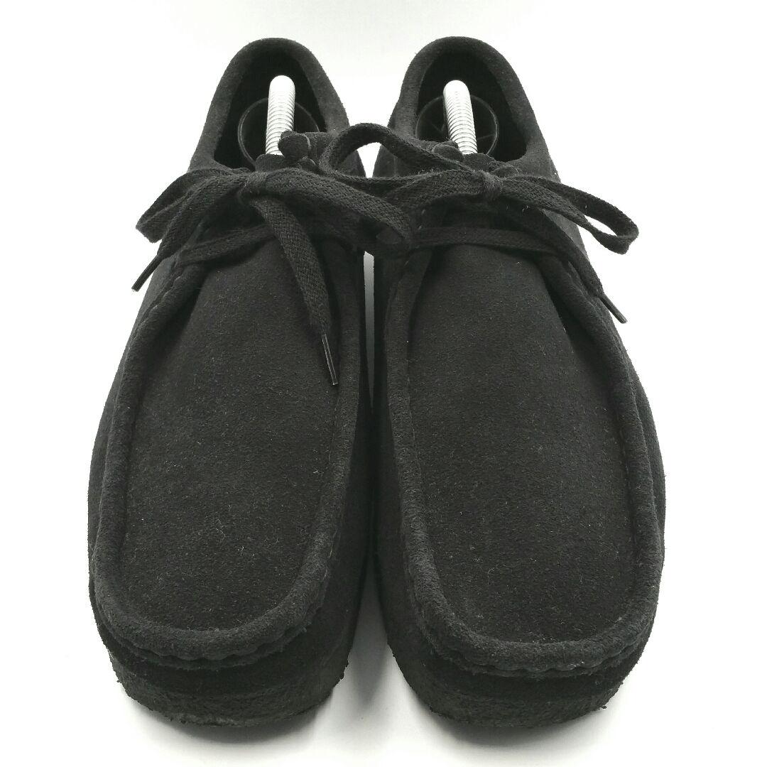 日本製得価 超美品 ワラビー スウェード 黒 DFTLC-m58840517964 コンディション Clarks クラークス 格安大得価
