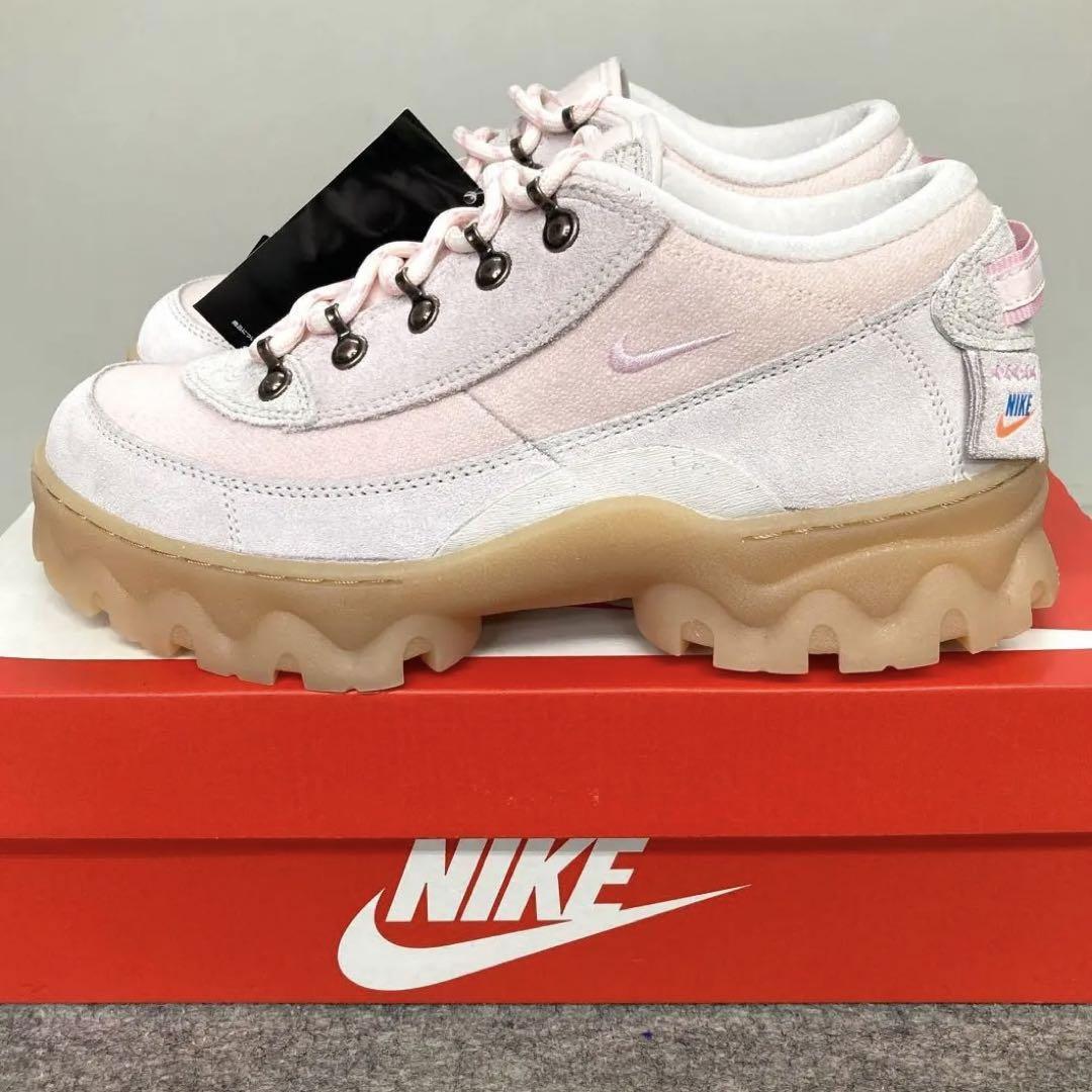 新品NIKEナイキレディース ラハール LOW 厚底 スニーカー ピンク23.5