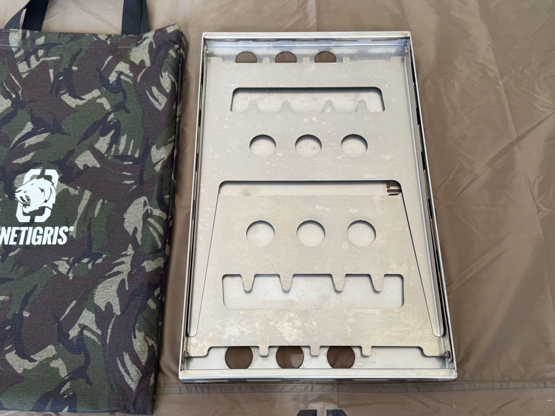 【廃盤値上がり品】OneTigris 折りたたみステンレステーブル
