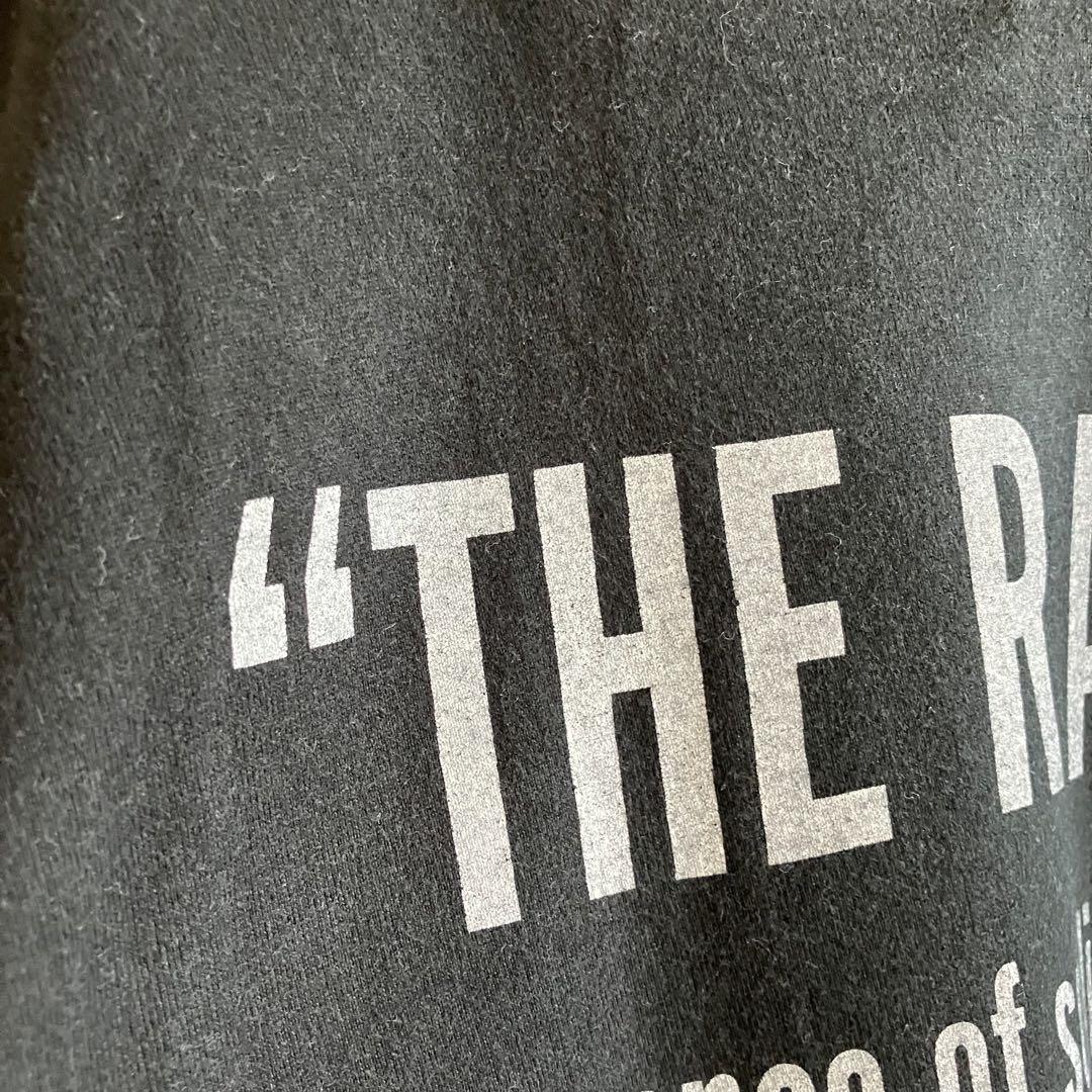 古着 日本製 RATS パネルロゴ ポケットtシャツ 黒 M