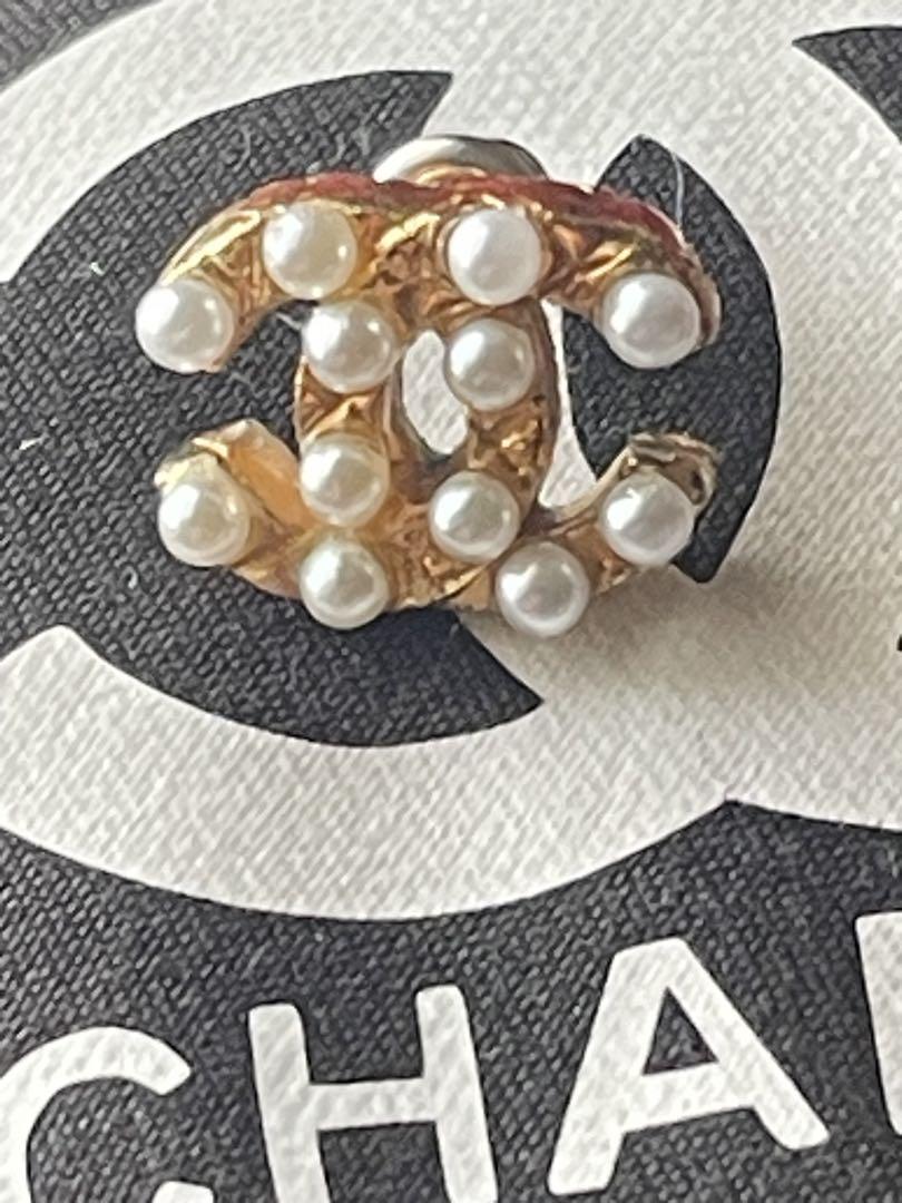 海外ファッションブランド通販サイト【公式】 シャネル CHANEL 秋コレクション 2003年 パール/ゴールド ピアス アクセサリー