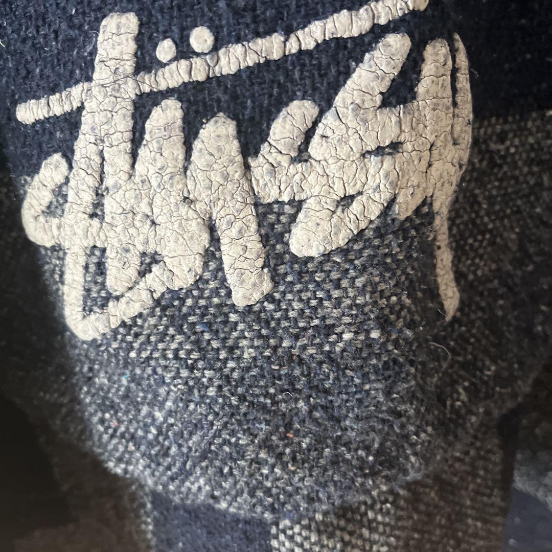 Stussy ストライプメキシカンパーカー古着
