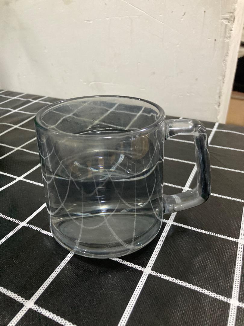 スパイダーパターン ガラスマグカップ
