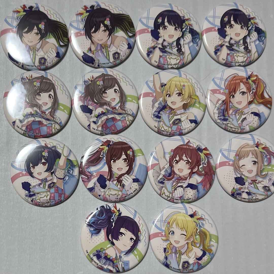 シャニソン シャニマス アートワークス 缶バッジ　杜野凛世　福丸小糸　田中摩美々