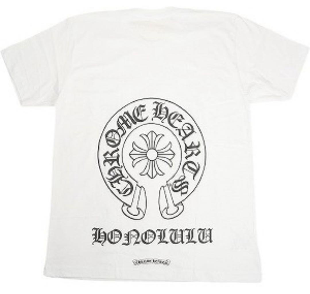 クロムハーツ ホノルル限定 Tシャツ ホワイトXLサイズ ショッパー付き