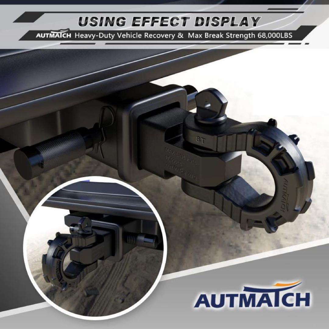 AUTMATCH シャックルヒッチレシーバー