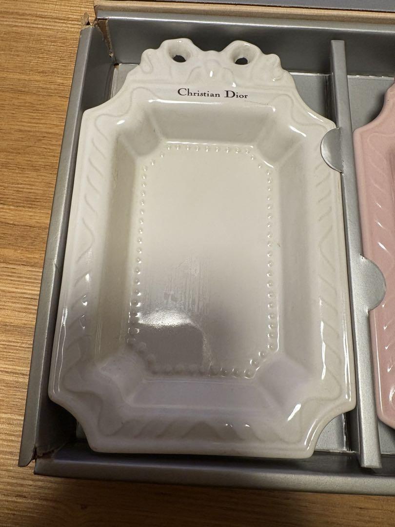 クリスチャン・ディオール　小物入れ　陶器　3色セット