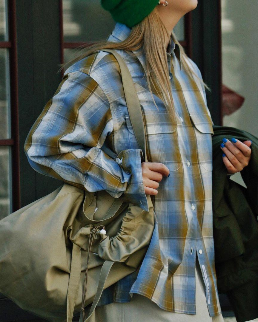 nanamica Regular Collar Pique Shirt