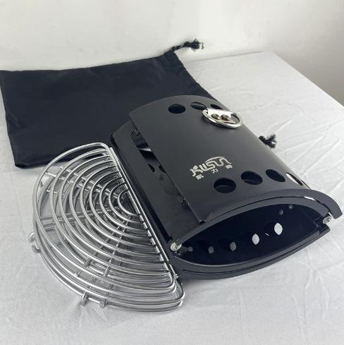 【BBQコンロ】折りたたみ式　防風　多機能　ストーブ　収納袋付き