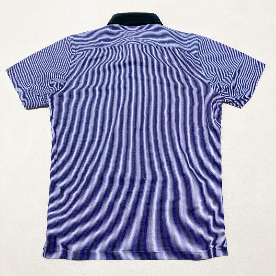 BEAMS GOLF ビームス ゴルフ ポロシャツ 半袖 ストライプ M