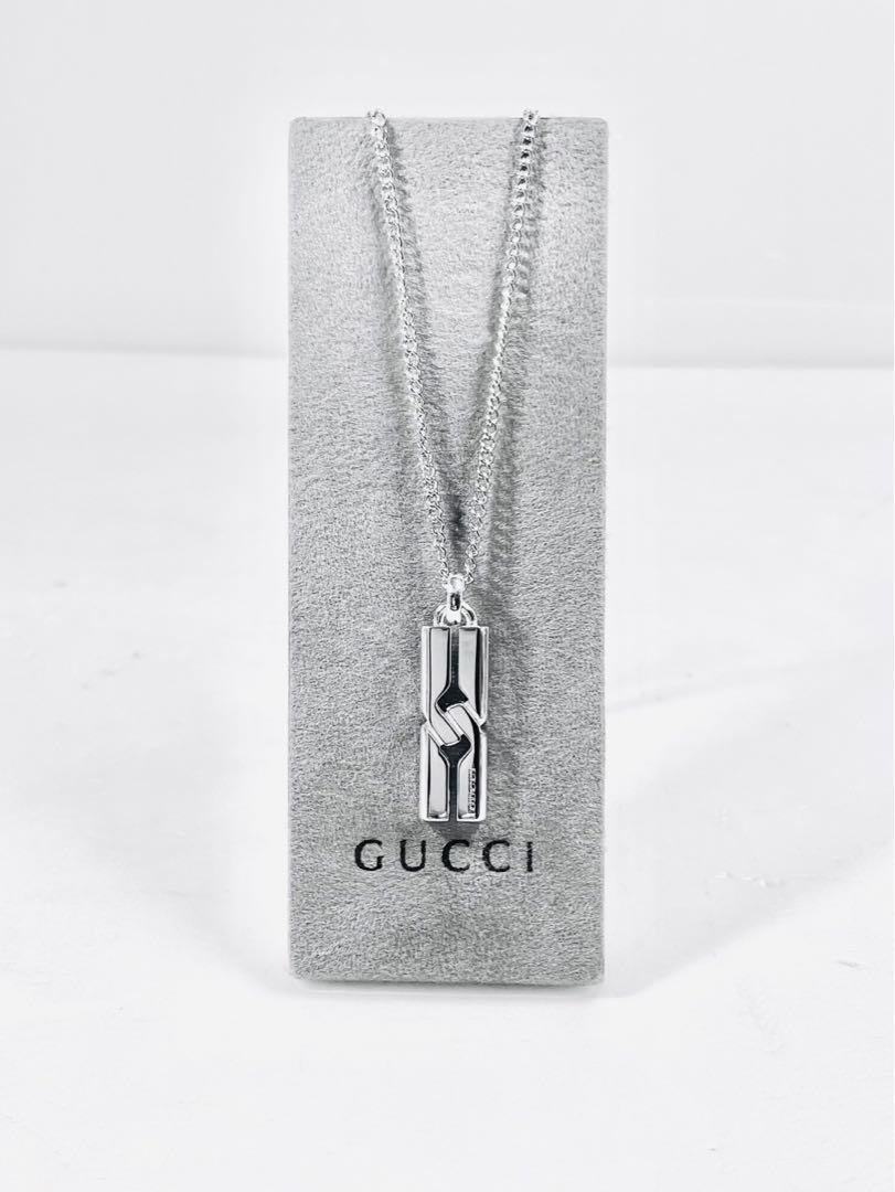 そ*ん様 超美品‼️GUCCI ネックレス トップ＋社外チェーン SV925 男