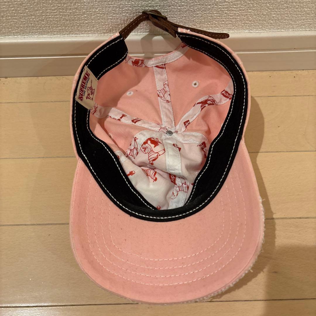 ピンク 刺繍ロゴ