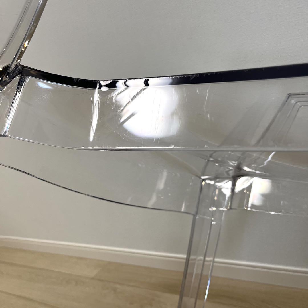 （け86）Kartell カルテル ルイ・ゴースト アームチェア クリア